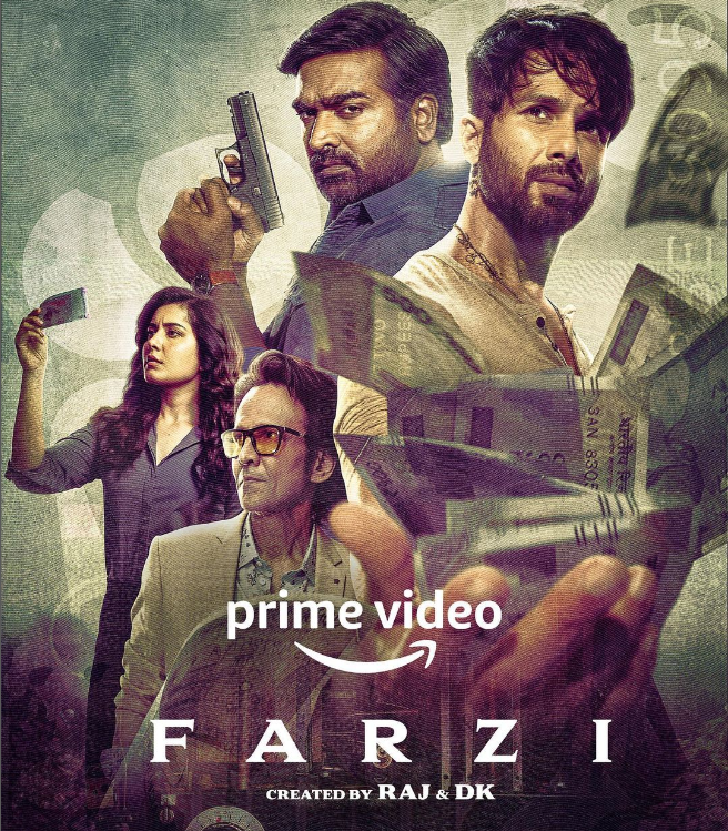 Shahid Kapoor, Raashii Khanna & Vijay Sethupathi's Farzi OTT series, Amazon Prime