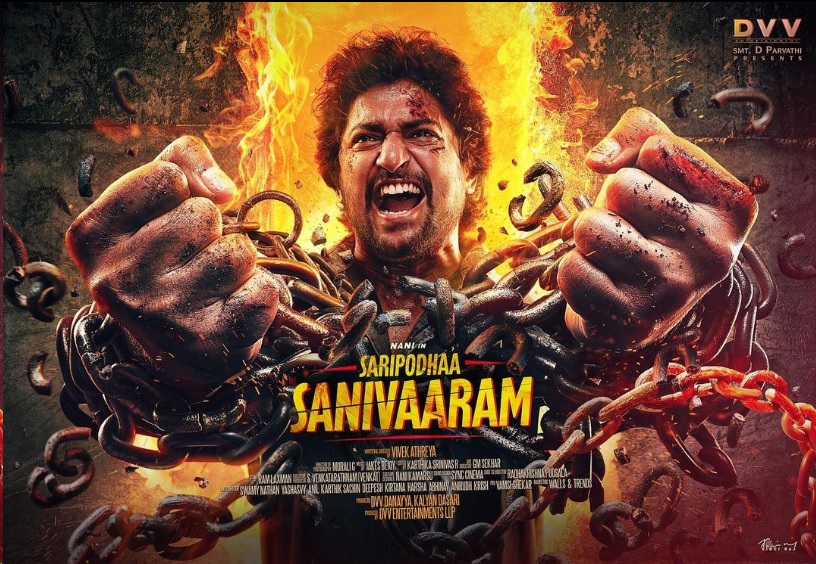 Nani and Vivek Athreya's Saripodhaa Sanivaaram first motion video is out