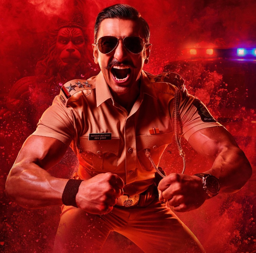 Ranveer Singh's first look from Singham Again is out now