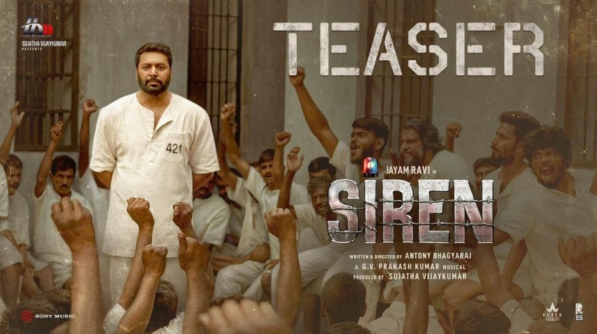Jayam Ravi and Keerthy Suresh's Siren teaser is out now