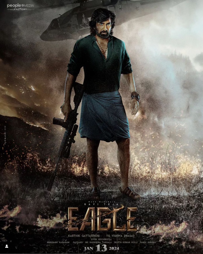 Ravi Teja and Anupama Parameswaran's Eagle Teaser is out now
