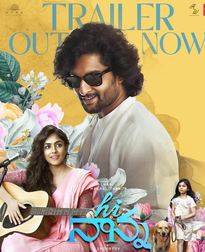 Nani and Mrunal Thakur's Hi Nanna trailer is out now