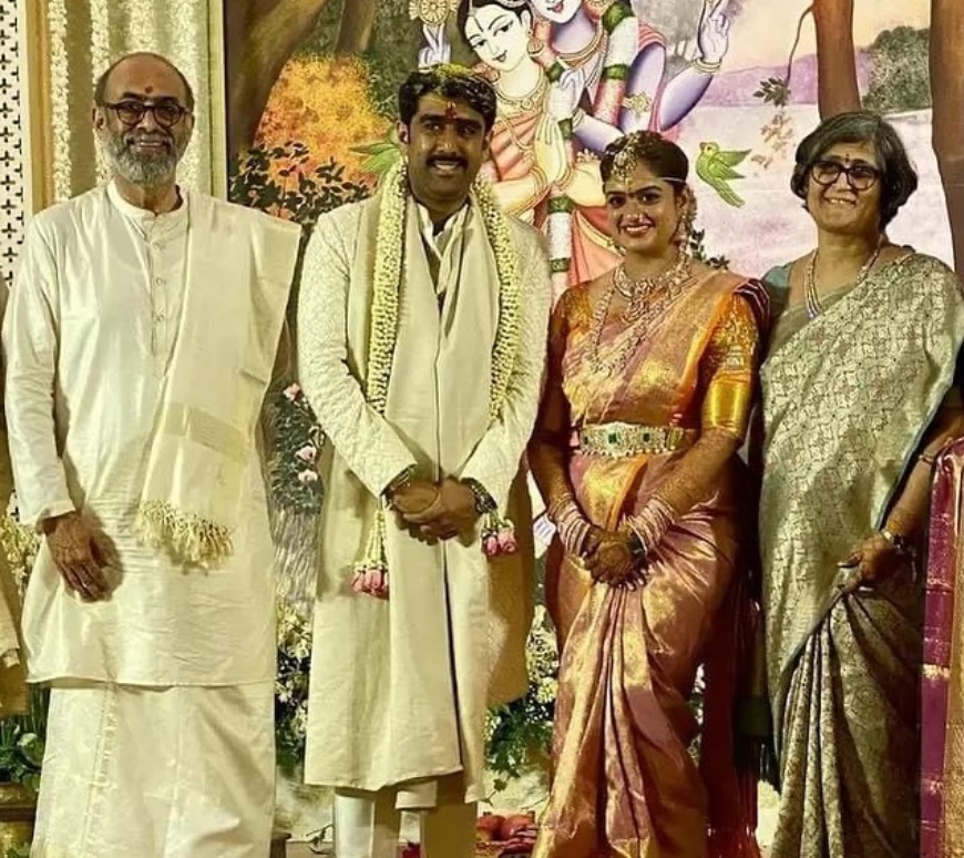 Abhiram Daggubati and Prathyusha tie the knot in a Sri Lankan destination wedding