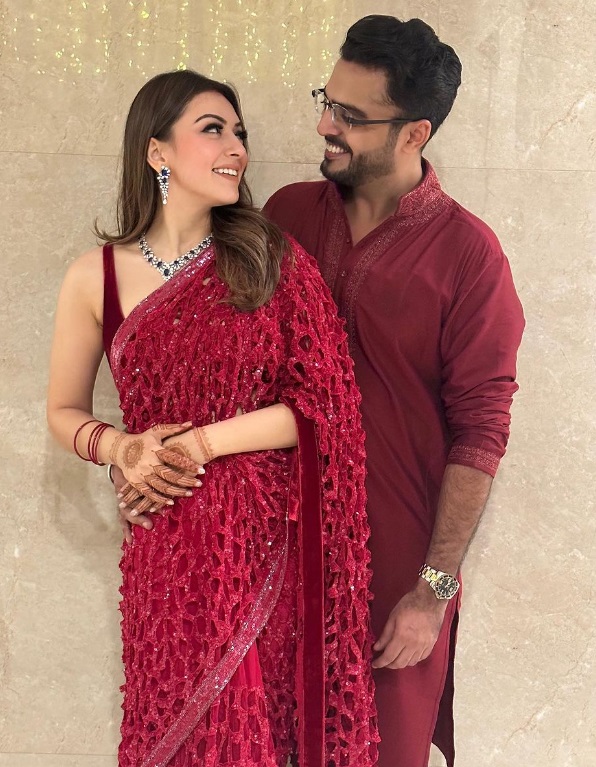 Hansika Motwani and Sohael Khaturiya celebrate their first wedding anniversary