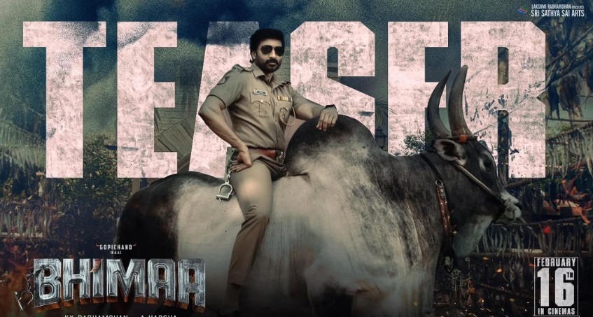 Bhimaa Teaser (Telugu) | Gopichand | Ravi Basrur 16 bhimaa